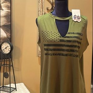 Womens flag shirt New